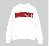 BRIDGEPORT (WHITE) MOCK NECK